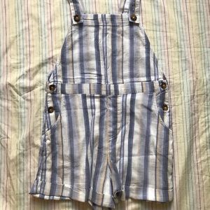 Hollister Linen Blend short overalls